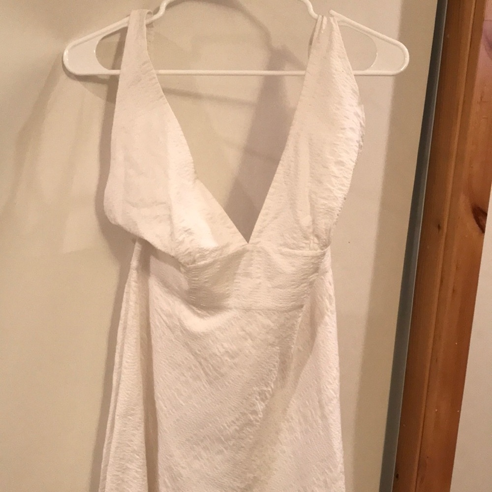 Jcrew White Halter Dress